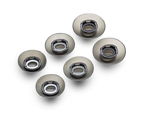 Image of Poly Voyager Free 60 Series Replacement Earbuds (Left and Right) + S /M /L Eartips - Black - Compatible with Poly Voyager Free 60, Poly Voyager Free 60 UC, and Poly Voyager Free 60+ UC (Sold Separately)