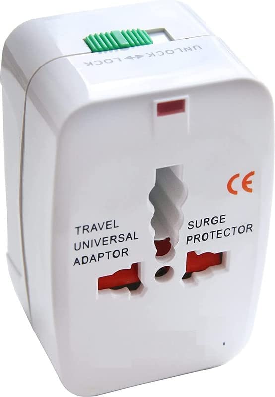 Bella Faccia Universal Travel Adapter with Build in Charger Dual USB Ports with 125V 6A,250V, Power Converters Wall Charger AC Power Plug Adapter with Dual USB Charging Ports for USA EU UK AUS-image-46