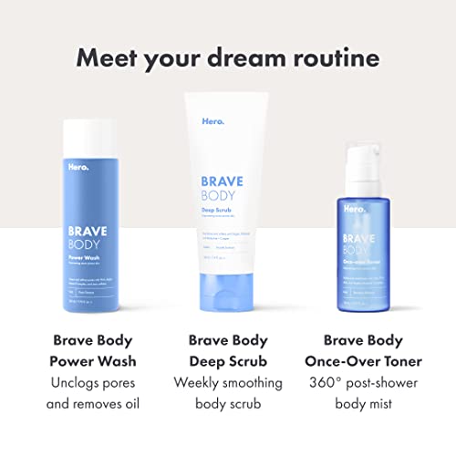 Hero Cosmetics Brave Body Hydrating Mineral Melt From Empower Acne-Prone Skin, Balance Bacteria - Visibly Renews & Smoothes With Shea Butter + Almond Oil - No Mineral Oil Or Silicones (6.76 Fl. Oz.) #TOP6