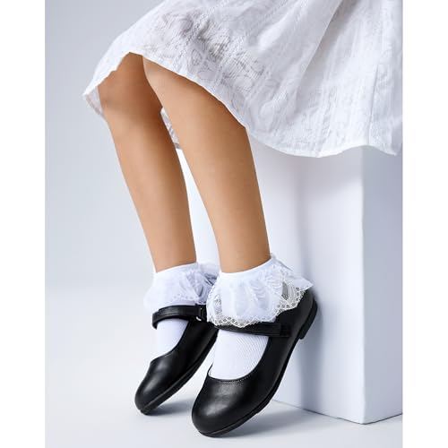 BlueKnot Girl Mary Jane Ballet Flat Dress Shoe for Toddler Little Kid4