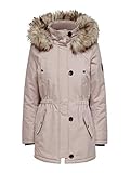 ONLY Damen ONLIRIS FUR WINTER PARKA CC OTW Jacke, Rose Dust, L