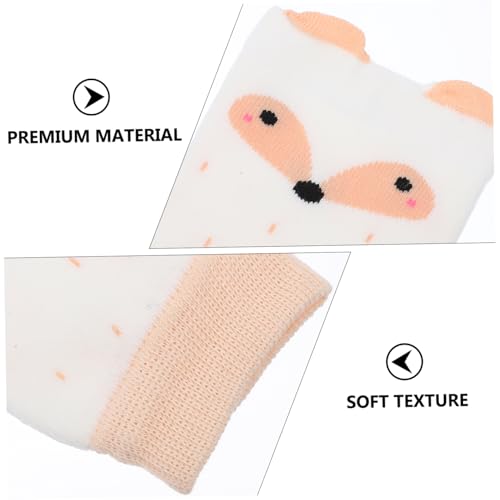GALPADA Thick Cartoon Knee Pad Warmer for Non Slip Breathable Leg Protection Socks Elastic Winter Pads with Fox Design for Boys3
