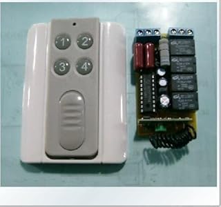 New! 220V 3A 4CH Fixed Code RF Wireless Receiver Board # Remote Control Wireless Remote Control Switch Systems