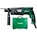 Produktbild Hikoki - Hitachi Bohrhammer 28 mm SDS+ 3J, 850 W, 3 Modi, Grün, 1100 U/min, 220 V, Metall, Kombination, Hammerbohrmaschine