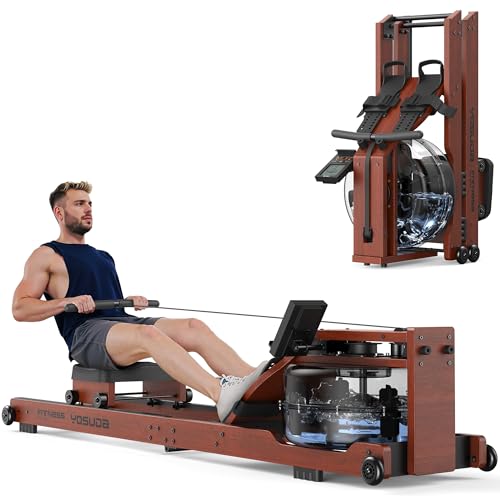 YOSUDA Water Rowing Machines for Home Use- Foldable Rower Machine