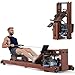 YOSUDA Water Rowing Machines for Home Use- Foldable Rower Machine 400LBS Weight Capacity with Dedicated Monitor & Bluetooth APP, Comfortable Seat