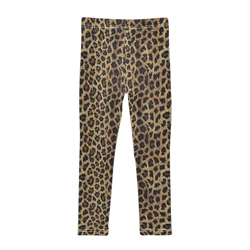 Leopard Girls Leggings Kids Yoga Pants Athletic Tights Pants 4-10 Years2
