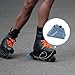 Arrowbash 4 Pack Non Marking Brake Pads for Inline Skates, Grey Scratch Free Heel Stoppers for Indoor/Rental Use