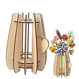 Facile à installer - Grâce à son design simple de style puzzle, ce vase peut être plié en quelques minutes en un projet d'artisanat rapide et amusant ; il ne s'effrite pas lorsqu'il est assemblé, ce qui le rend très pratique.