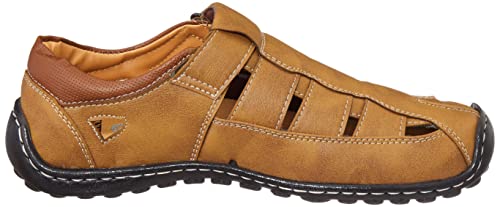 Centrino-Mens-6113-Sandals-Casual-Fisherman-Adjustable-Sporty-Summer-Closed-Comfortable-Toe-Sandals-with-Premium-PU-Padding