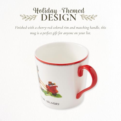 Kit Kemp Taza Christmas Doodles 12 Oz miniatura 3