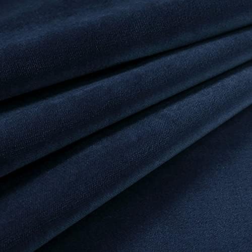 54" Wide JB Martin Upholstery Velvet Fabric Como Sold by The Yard (Indigo)