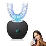 100% Automatische Zahnbürste SensePro Toothbrush,Automatische Ultraschall-Zahnbürste, AutoToothbrush Für Erwachsene, 360° Auto-Zahnbürste,elektrische Zahnaufhellungsbürste (Schwarz)