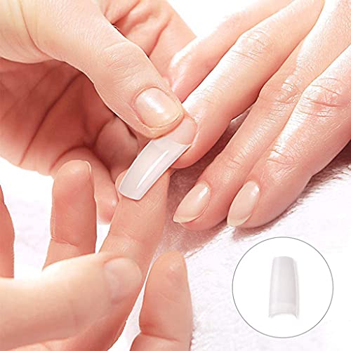 Conruich 500 Stück Falsche Nägel Künstliche Nägel Acryl Fake Nägel 10 Größen mit Nagelfeile 100/180 Nagelknipser… – Bild 6
