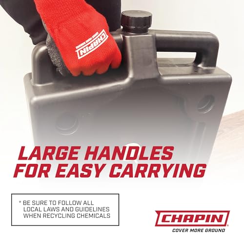 Chapin 78005 Low Profile 12 Quart (11.4 Liter) Oil Drain Container, fits most ATV's Tractors, Lawn mowers, Motorcycles and Low Clearance Vehicles, Made with Recycled Materials, USA Made