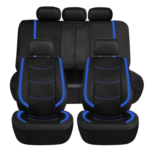 YBNHMKD Housses de Siège de Voiture pour Dacia Bigster Full Hybrid 155 2024-2026 PU Cuir Imperméable Antidérapant Housses De Siège Interieur Accessoires,B