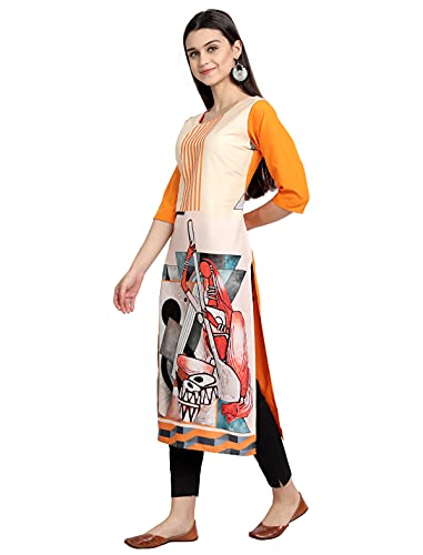 Image of Women's Crepe Regular Kurta