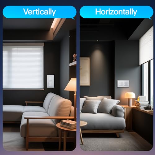 BSEED Doppel WLAN Rollladenschalter Unterputz mit PC Rahmen, Smart Jalousien Schalter ben&ouml;tigt Nullleiter, WiFi Rolladen Zeitschaltuhr Prozentuale Steuerung, kompatibel mit Alexa/Google Home, Wei&szlig;