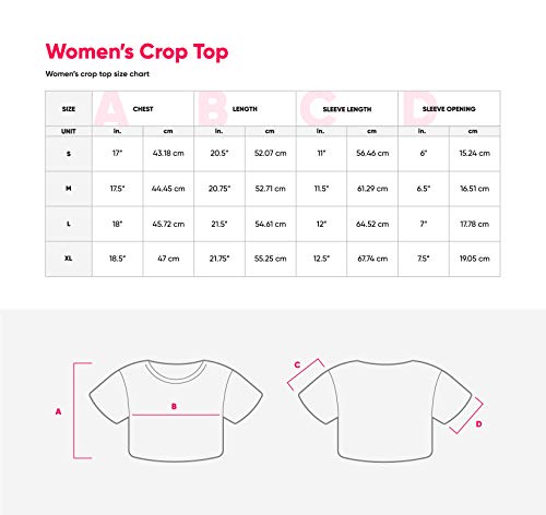 FOCO Women's Wordmark Crop Top Fashion Shirt - Image 5