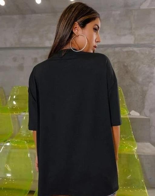Image of Women Cotton Blend Half Sleeve Regular Fit Casual Everyday T Shirt for Office and Daily Use
