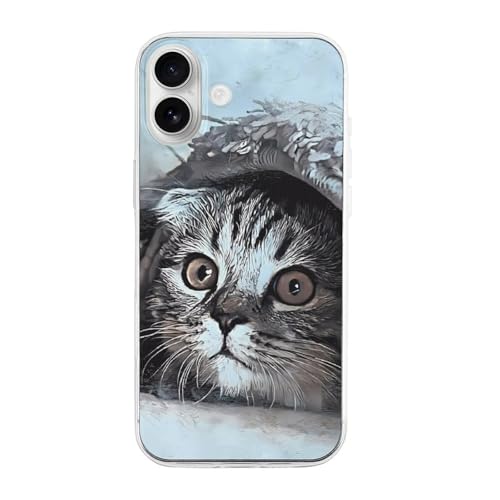 �l�R for iPhone 16 Plus�p �P�[�X TPU�� �ϏՌ� ���h�~ ���΂ݖh�~ �����x�J�b�g ���^�y�� �A�E�g�h�A ����p