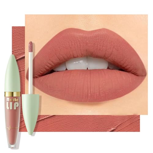 Lápiz Labial Líquido Mate Para Mujeres Maquillaje De Labios Duradero Y Altamente Pigmentado Brillo Labios Con Acabado A Prueba Manchas Lápiz Labial Aplicación Suave