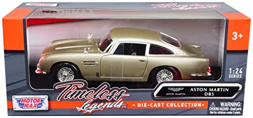 Modelo a escala 1:24 Aston Martin DB5 RHD oro miniatura 2