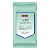 Tea Tree Make-Up Remover Cleansing Towelettes 1 Pack, 30 Wipes