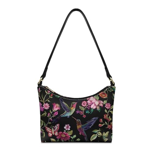 Image of Handbag for Women Leather Underam Shoulder Bag with Zipper Fashion Work Purse Waterproof Travel Wallet