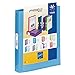 Viquel - Classeur souple en plastique 4 anneaux - Classeur personnalisable dos 3,5cm - Etiquette d'identification - Format A4 - Qualité supérieure - Fabriqué en France - Bleu translucide