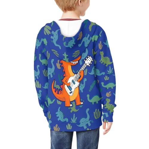 Image of Biyejit Kids Novelty 3D Graphic Printed Hooded Sweatshirt