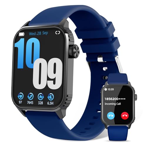 Image of DIVOAZBVO Smart Watch for Men, 120+ Sports Modes Smartwatch with 1.83" HD Touchsreen, Sleep Monitor, IP67 Waterproof, Bluetooth Call & Music Control Fitness Watch for iPhone/Android