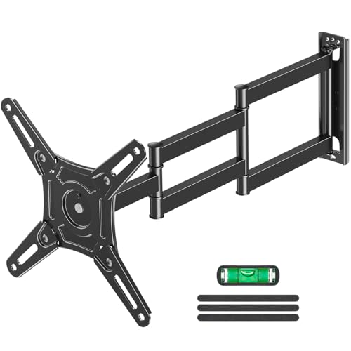 ELIVED Long Arm TV Wall Mount for Most 14-42 Inch tvs & Monitors 29.5 Inch Long Extension TV Mount Swivel and Tilt Full Motion Wall Mount Bracket Fit Max VESA 200x200mm Holds up to 44 lbs.