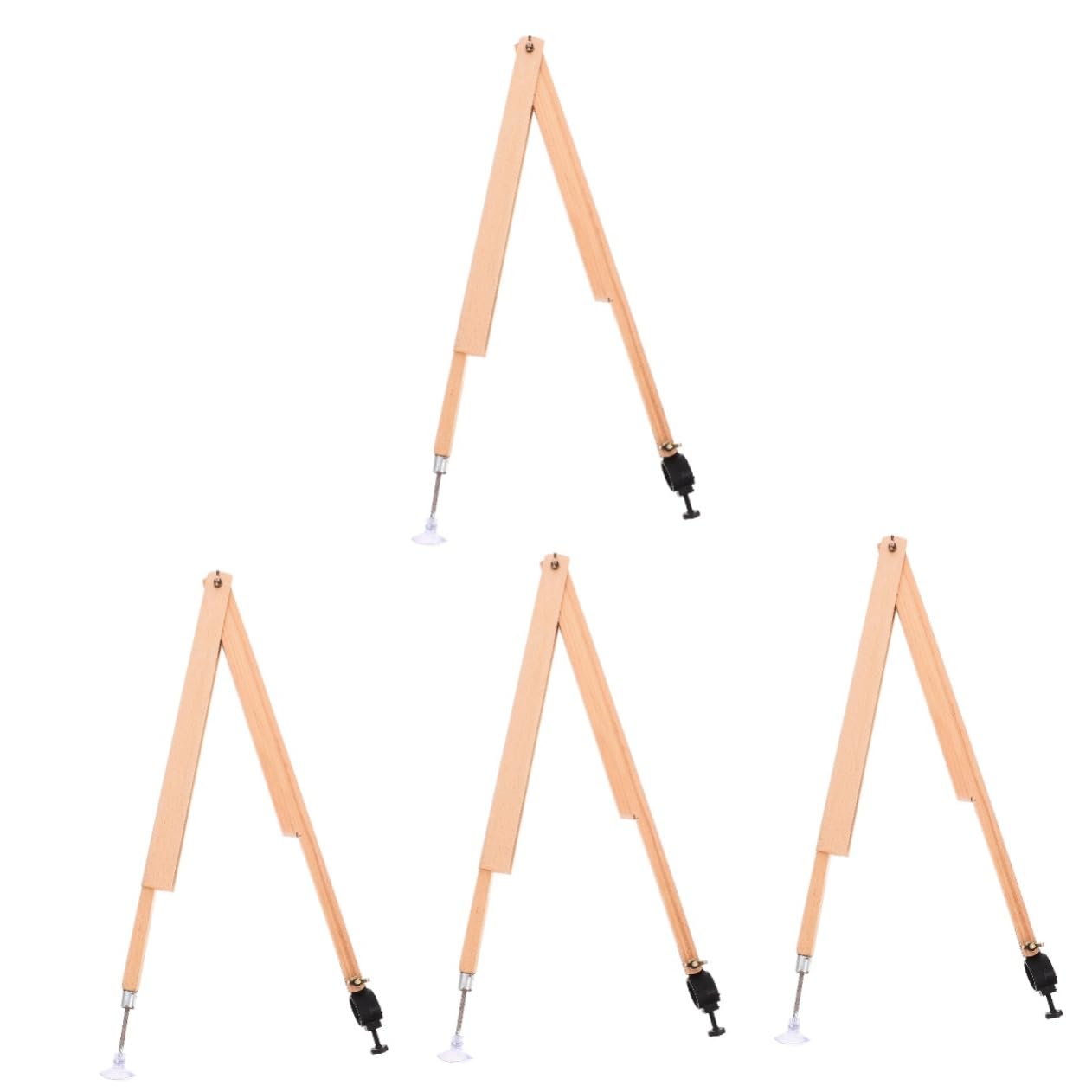 OSALADI 4 Pièces outils de dessin outil de dessin au compas dessiner compas de géométrie compas professionnel outil à main boussole jauge de marquage des roues Bois Beige