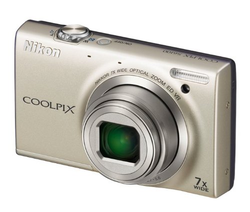 nikon coolpix s6100 16 mp digital camera with 7x nikkor wide angle optical zoom lens and 3 inch touch panel lcd silver old model