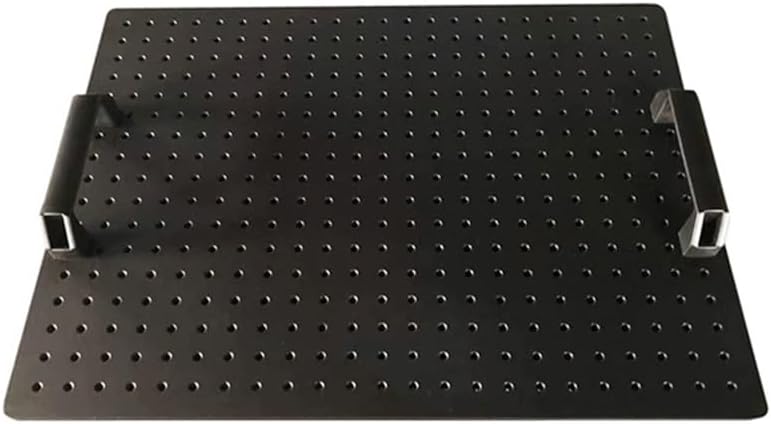 200x300x13mm Flat Optical Breadboard Optical Plate, Black Anodized Aluminum M6 Tapped Mounting Holes High Precision