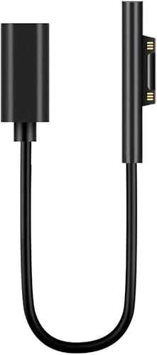 Surface Connect to USB-C Cable de carga PD 15V3A compatible con Microsoft Surface Pro 34567, Surface Laptop 321, Surface Go, Surface Book123 0.2M PVC
