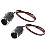 車載用充電器 シガーソケット24V→12V 電圧変換 トランク用 60Wまで DC/DCコンバーター シガーライター (シガーライターソケット 2個セット)