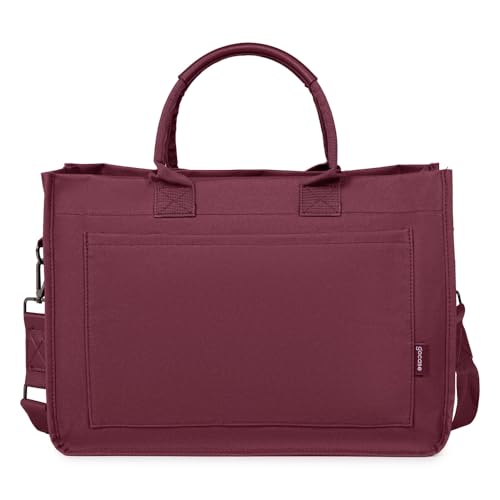 Gocase Bolsa Tote Mini Feminina Reforçada com Alça Transversal Trabalho e Faculdade (Vinho)