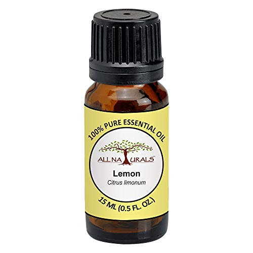 Image of All Naturals Lemon (Maharashtra) Essential Oil 100% Pure for Pigmentation, Itchiness and Freshness - 15 mL