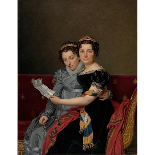 Impression giclée David par Zenaide et Charlotte Bonaparte ARTICULOZY 61x81 cm
