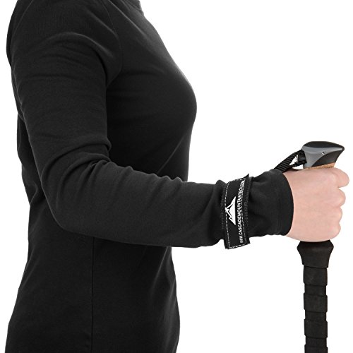 image for Cascade Mountain Tech Trekking Poles - Carbon Fiber Folding Walking St