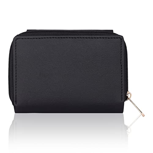 Image of Premium Vegan Leather Women's Wallet | Stylish Durable Clutch Wallet and Lightweight Clutch with Zip Coin Pocket and Card Slot