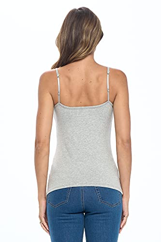 Image of Natural Uniforms Women's Camisole Tank Top-Breathable Cotton Stretch