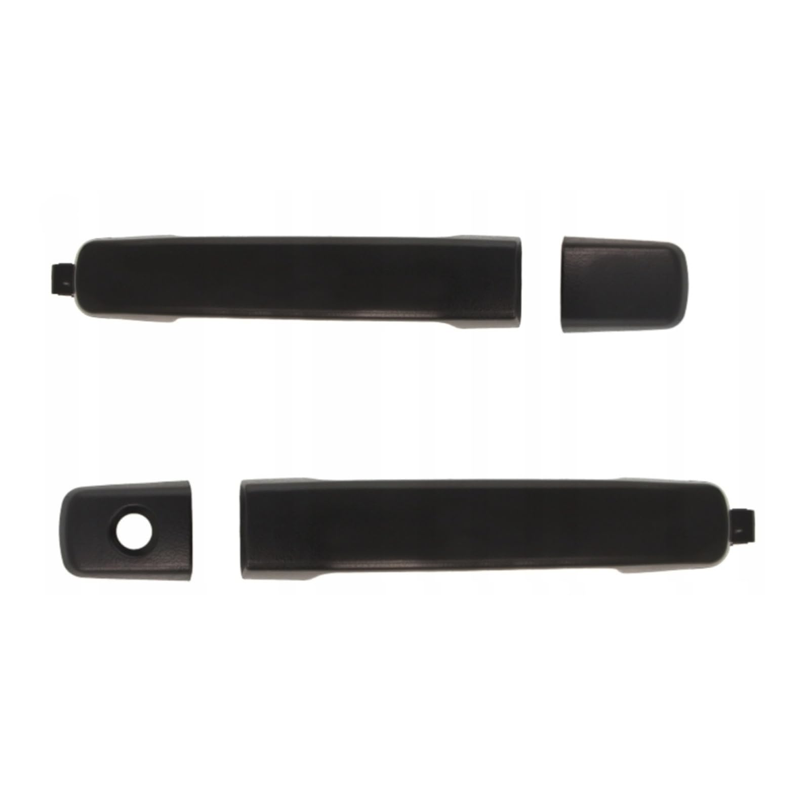Byskjz One Color Car Outer Door Handle Replacement For Nissan For Navara For D40 For Np300 2006-2014 For R51 For Maxima 2004-2008 Car Exterior Door Handle Front Left Right Black(Front Pair)