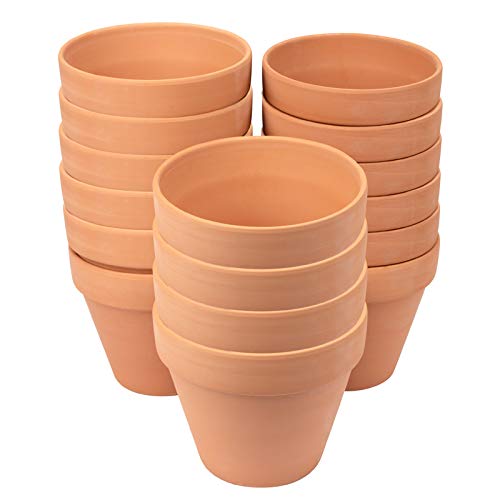 Buy [15 Pack] 8" er Nursery Pots Clay Pots Terracotta Pot Clay Ceramic
