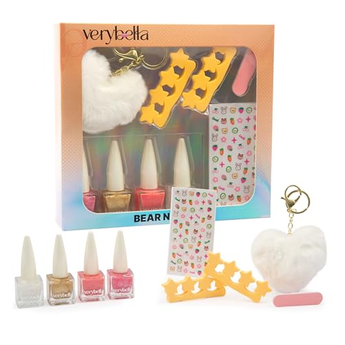 Kit de manucure pour vos soirées beauté à la maison avec 4 vernis