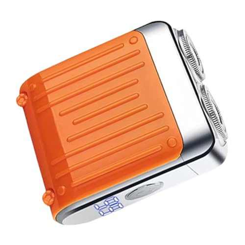 Rasoio Elettrico Per Uomo - Rasoio Corpo con Display Digitale Magnetico - Doppio Anello Ricarica Rapida Rasoio Elettrico Uso Umido e Asciutto Viaggio Casa Auto Regalo
