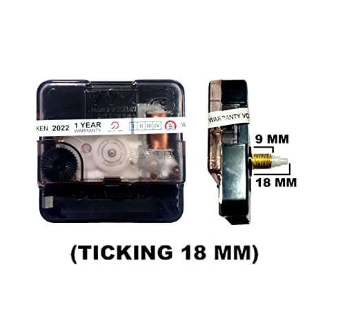 Image of A Product of SONAM Quartz, Sweep Movement Machine for Wall Clock (Made in India 100%) (SONAM Quartz 17 MM)