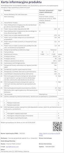 D�couvrez la Hisense 85U7NQ, une TV QLED MiniLED de 85" (215 cm) offrant une r�solution 4K UHD 3840x2160. Profitez d'un taux de rafra�chissement de 144 Hz et de la technologie HDR10+ pour des images �
